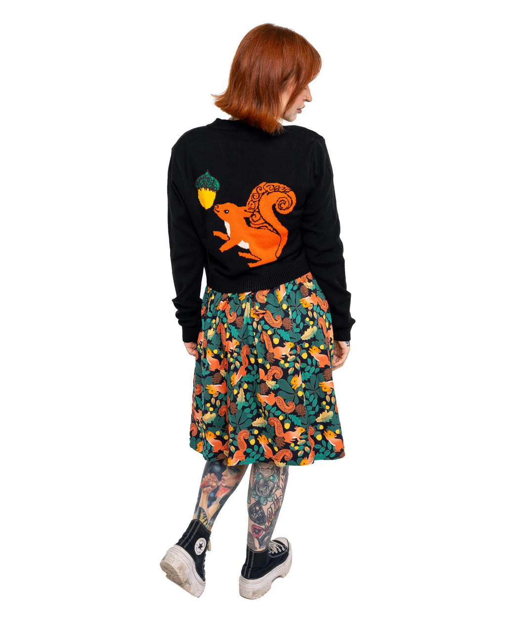 Acorn Adventure Squirrel Cardigan by Run and Fly