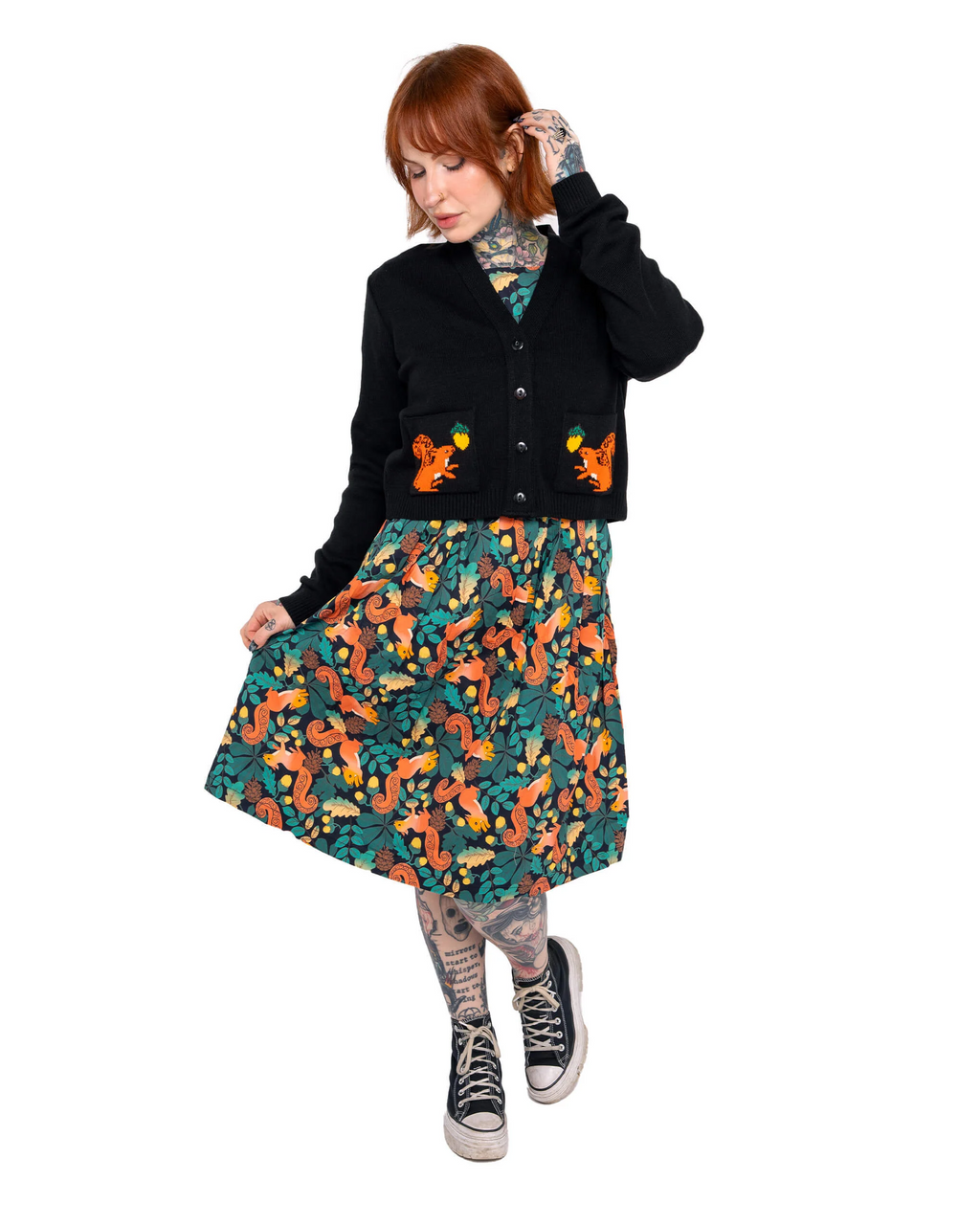 Acorn Adventure Squirrel Cardigan by Run and Fly