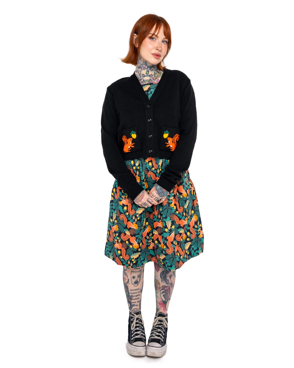 Acorn Adventure Squirrel Cardigan by Run and Fly