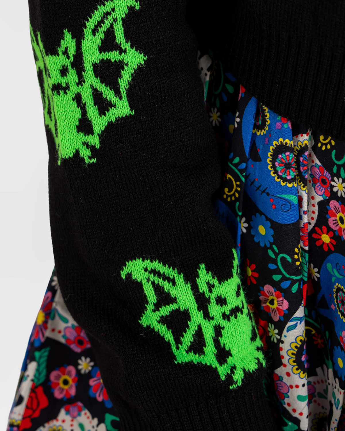Green Bat Cardigan by Run and Fly