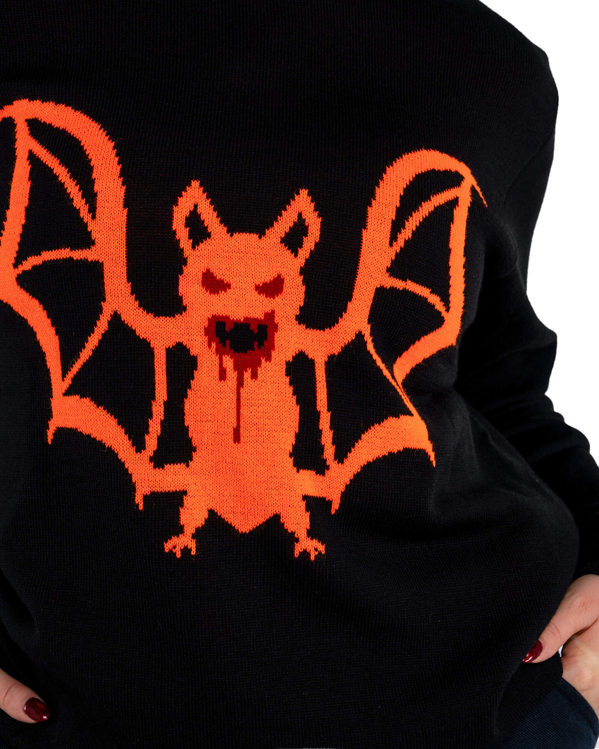 Orange Bat Jumper by Run and Fly