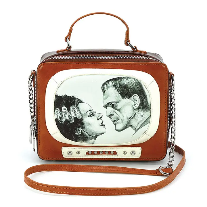 Bride of Frankenstein Retro TV Set Bag