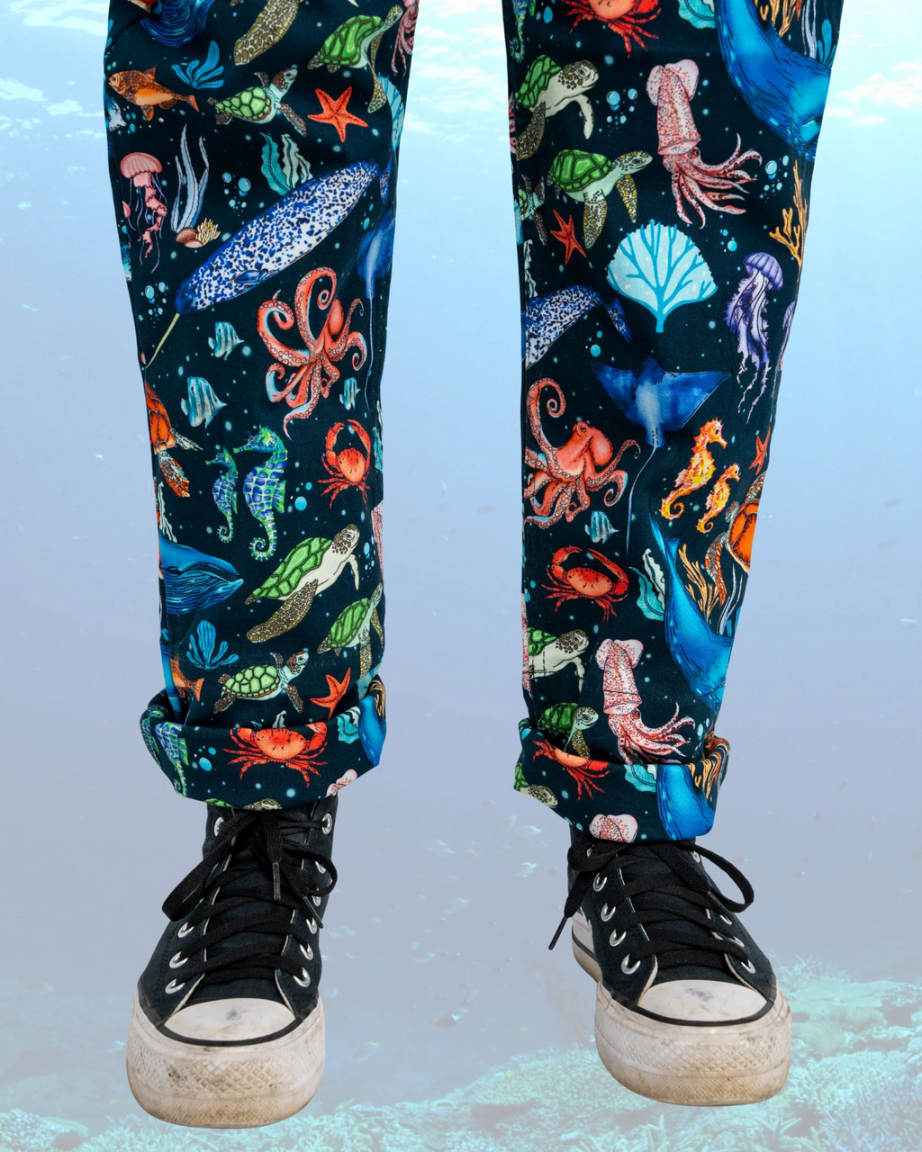 Ocean Stretch Twill Dungarees by Run and Fly