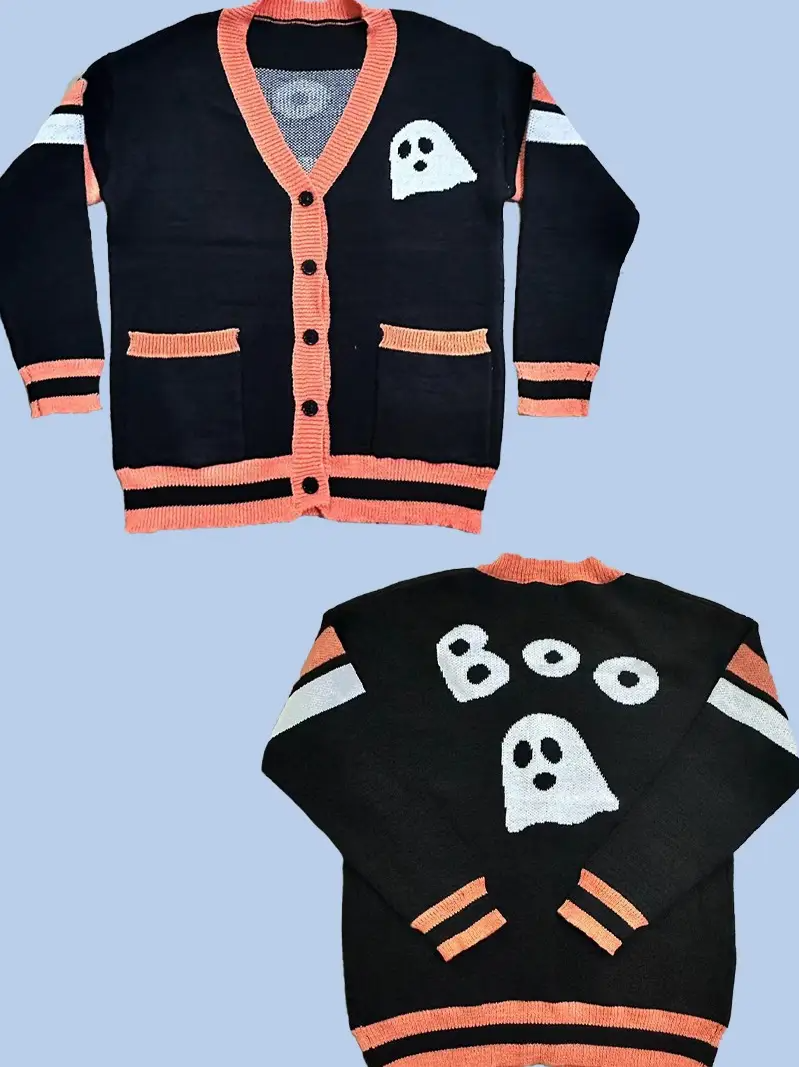 Boo! Ghost Cardigan