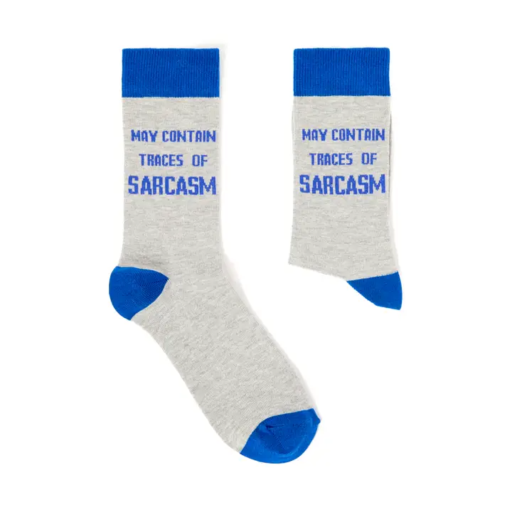 May Contain Traces Of Sarcasm Socks