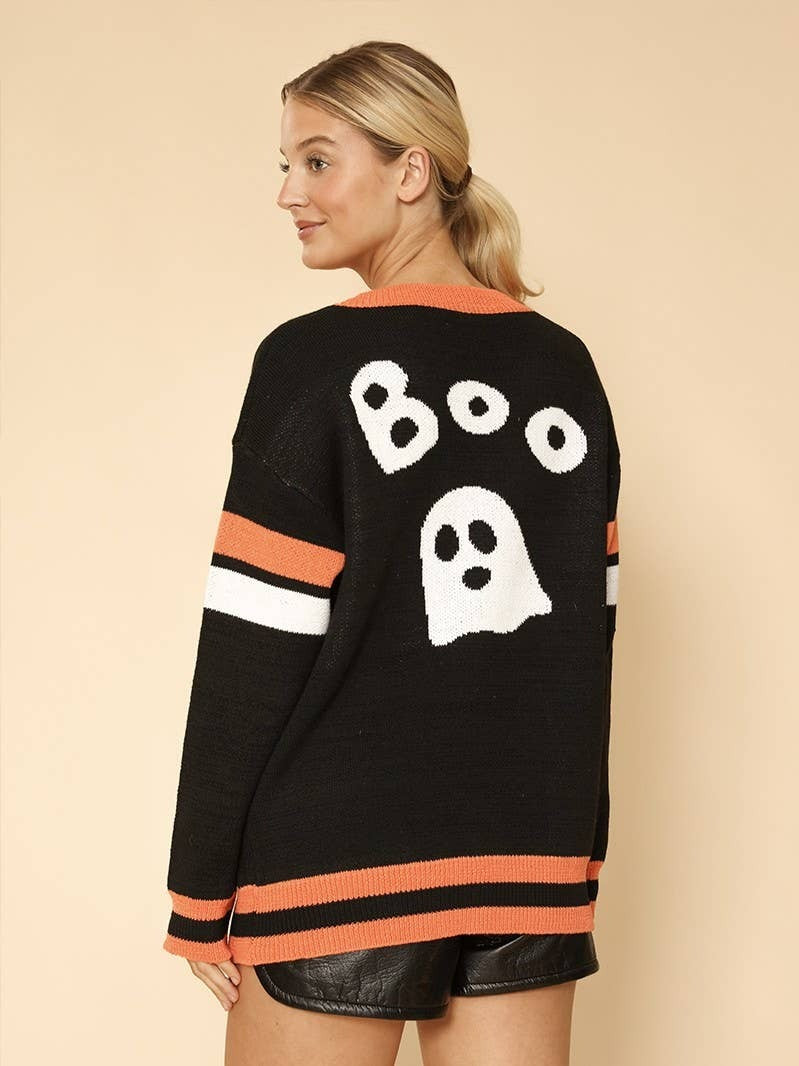 Boo! Ghost Cardigan