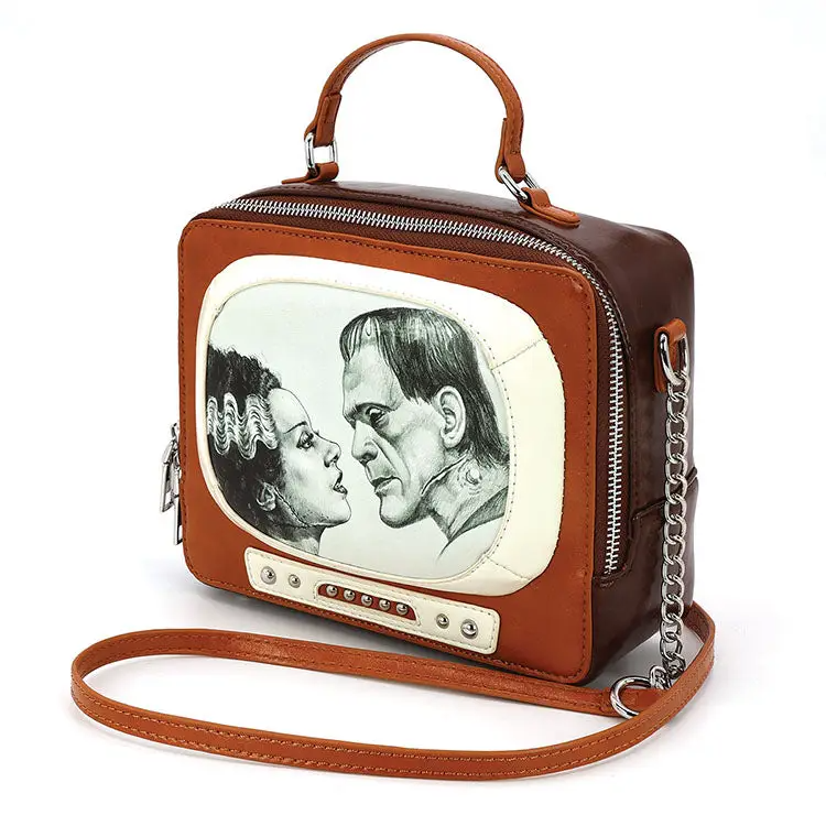 Bride of Frankenstein Retro TV Set Bag