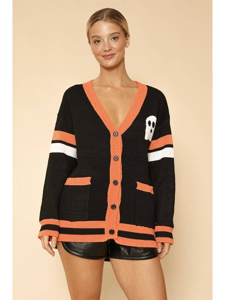 Boo! Ghost Cardigan