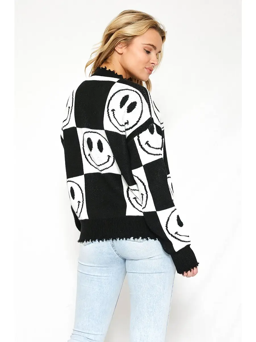 Smile Checkerboard Jumper