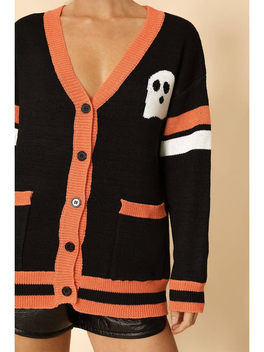 Boo! Ghost Cardigan