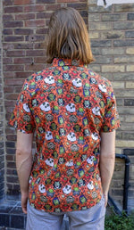 Halloween Frog Print Shirt by Run and Fly
