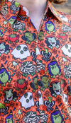 Halloween Frog Print Shirt by Run and Fly