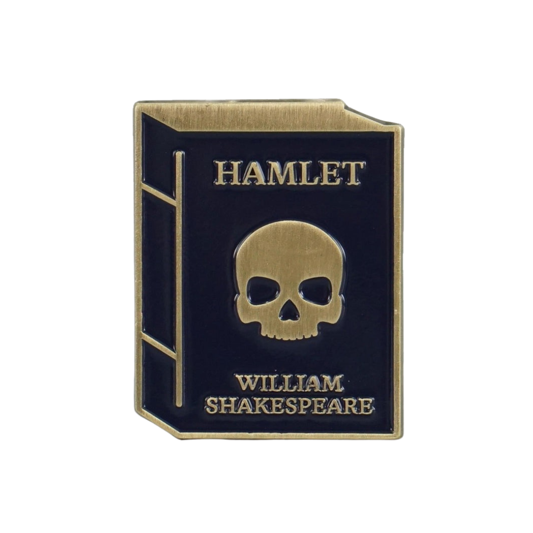 William Shakespeare Hamlet Book Enamel Pin Badge