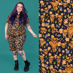 Highland Cow Print Cycling Shorts by Run and Fly