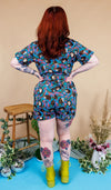 Hedgehog Print Playsuit by Run and Fly