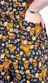 Highland Cow Print Playsuit by Run and Fly