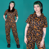 Run and Fly Highland Cow Print Jumpsuit - New Improved Fit