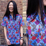 Hummingbird Print Shirt by Run and Fly