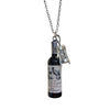 Wine Bottle and Corkscrew Necklace