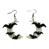 Bat and Moon Earrings