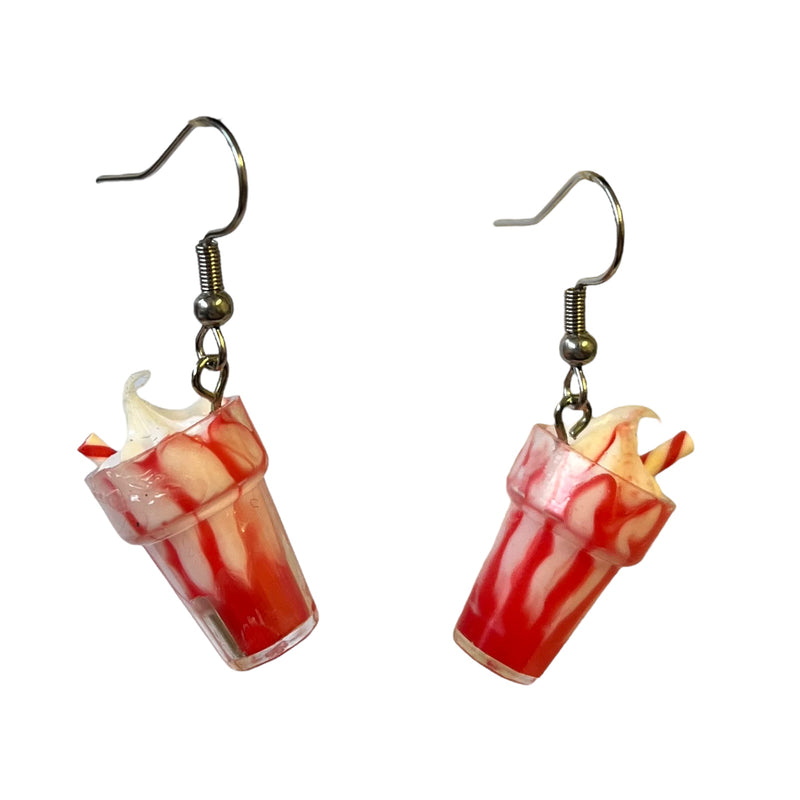 Strawberry Milkshake Earrings