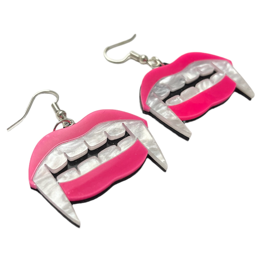 Vampire Lips Earrings