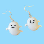 Cute White Ghost Earrings