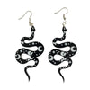 Black Serpent Earrings