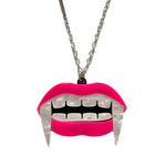 Vampire Lips Necklace