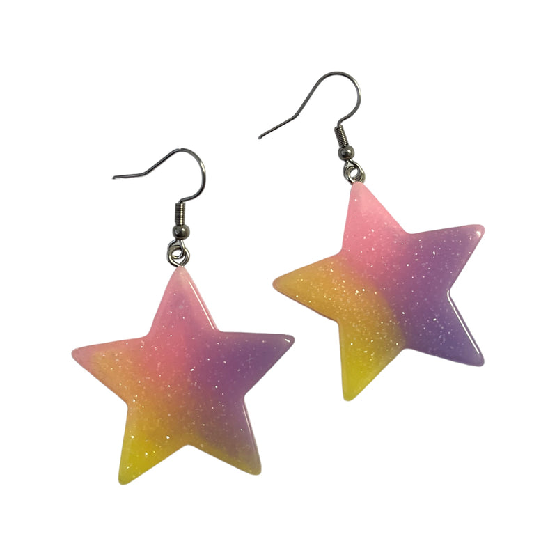 Pastel Star Earrings