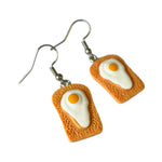 Eggs on Toast Earrings