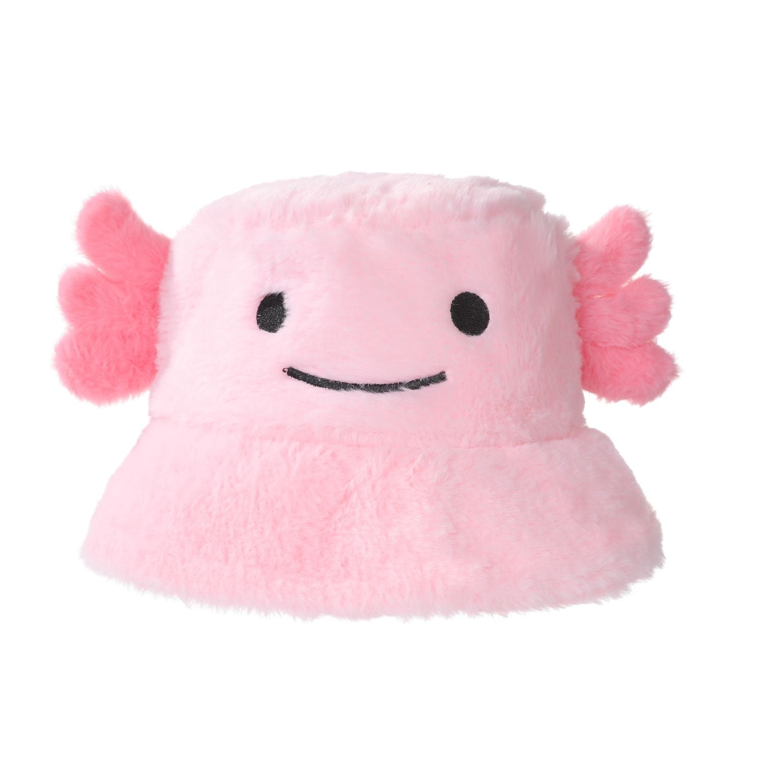 Pink Faux Fur Axolotl Hat