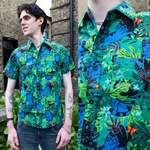 Jungle Cats Print Shirt by Run and Fly