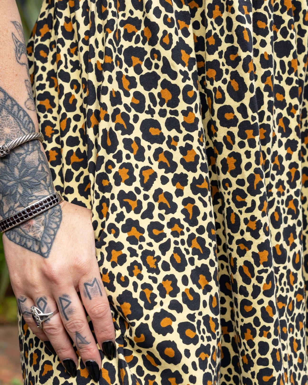 Leopard Print Smock Dress with Pockets by Rebel Romance