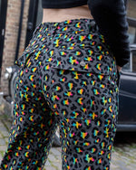 Death Head Moth Print Straight Leg Jeans by Run and Fly