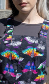 Pride Moths Print Dungaree Pinafore Dress by Run and Fly