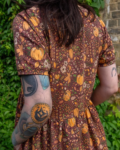 jersey pumpkin dress Jersey Dress Pumpkin