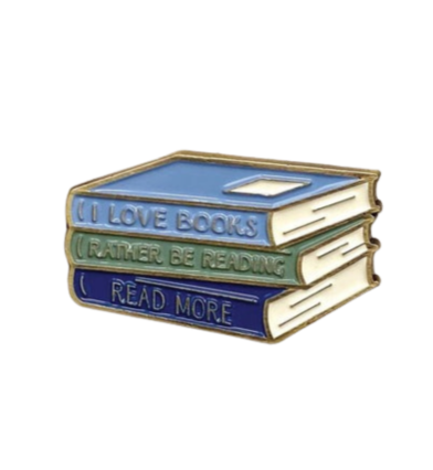 I'd Rather Be Reading Enamel Pin Badge