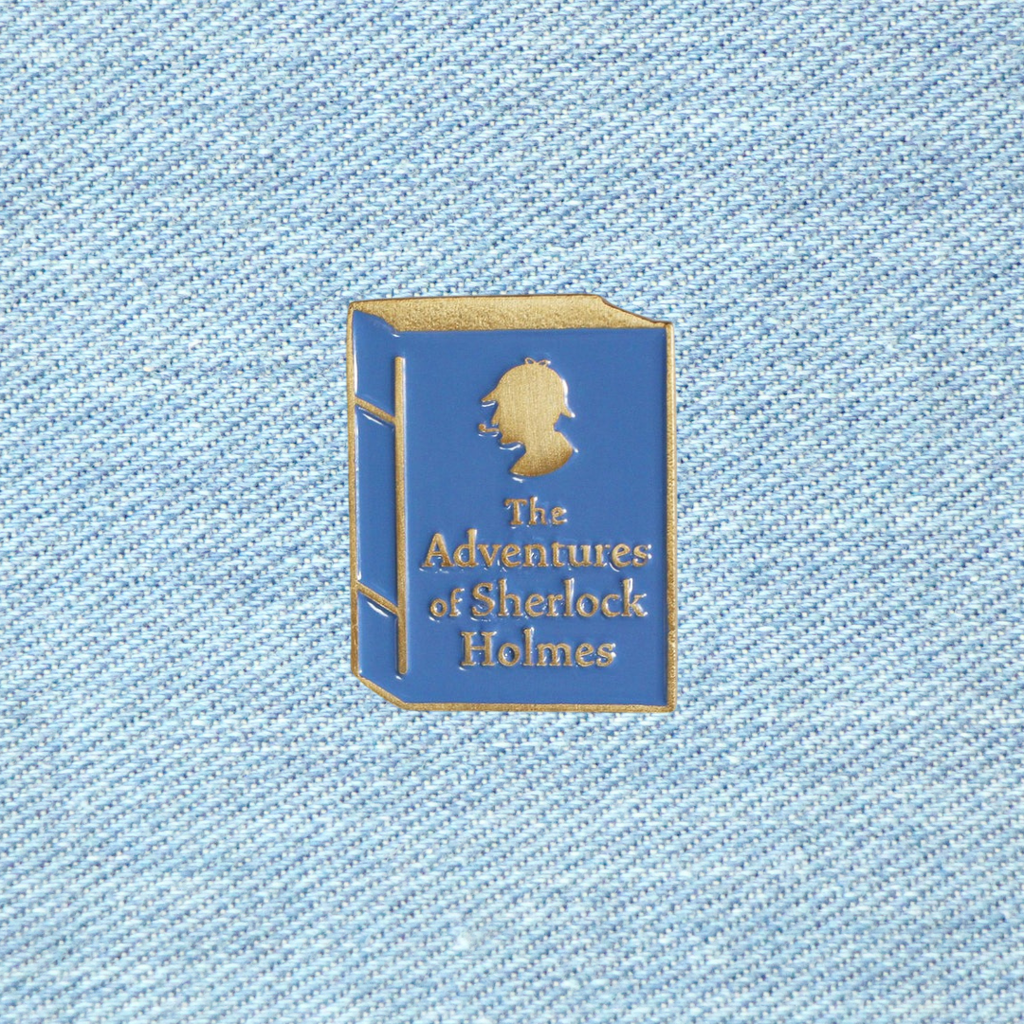 Sherlock Holmes Book Enamel Pin Badge