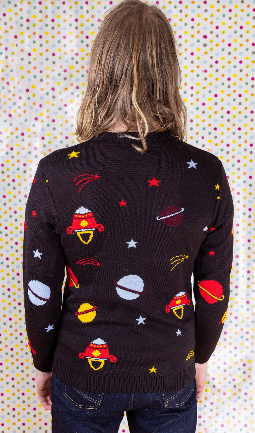 Retro Rocket Outer Space Jumper by Run and Fly