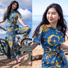 Run and Fly Sun and Moon Print Jumpsuit
