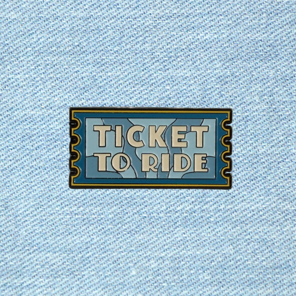 The Beatles Ticket To Ride Pin Badge