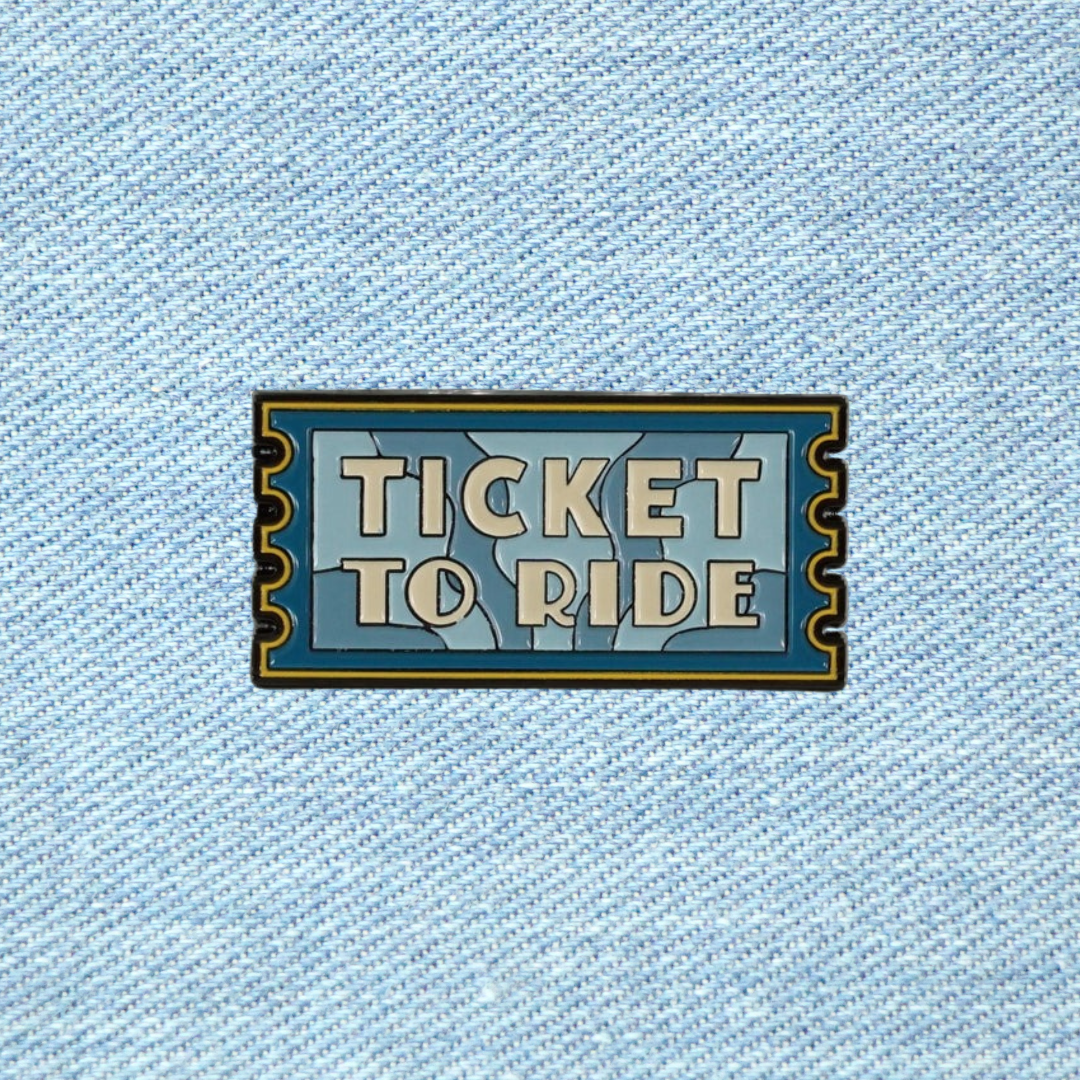 The Beatles Ticket To Ride Pin Badge