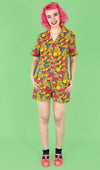 Tutti Frutti Print Playsuit by Run and Fly