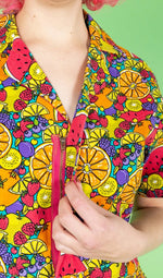 Tutti Frutti Print Playsuit by Run and Fly
