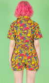 Tutti Frutti Print Playsuit by Run and Fly
