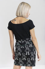 Voodoo Doll Skirt by Hell Bunny