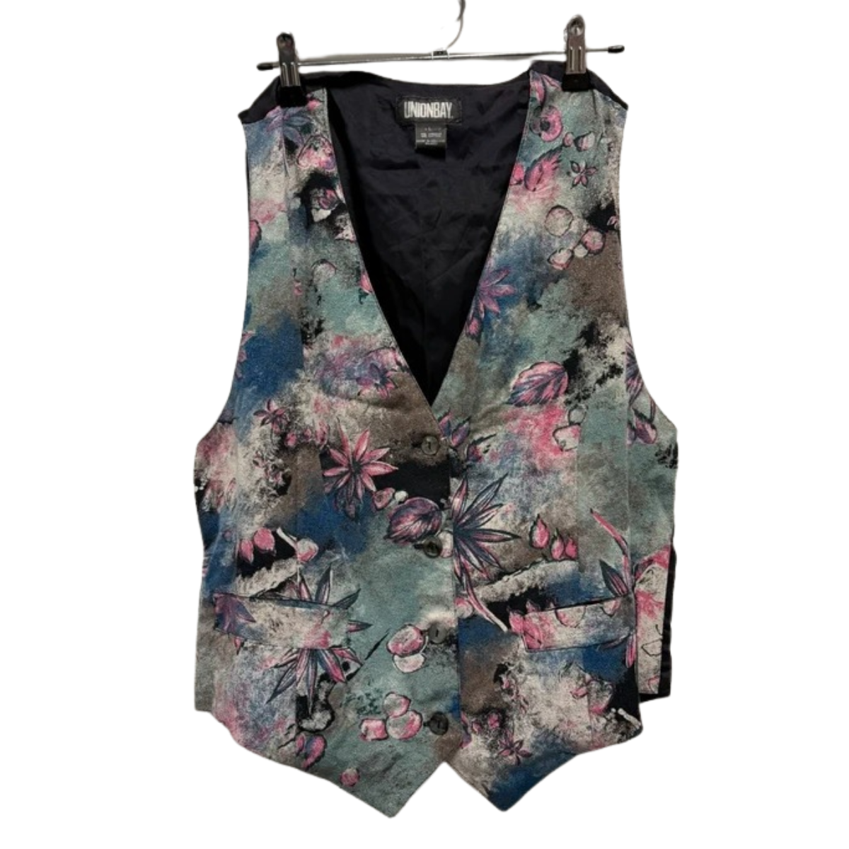 Vintage 90’s Patterned Waistcoat Vest 14 Whimsygoth Boho Grunge