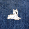 Westie Highland Terrier Lapel Pin Badge