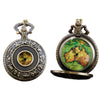 Zodiac Symbols Quartz Pocket Watch